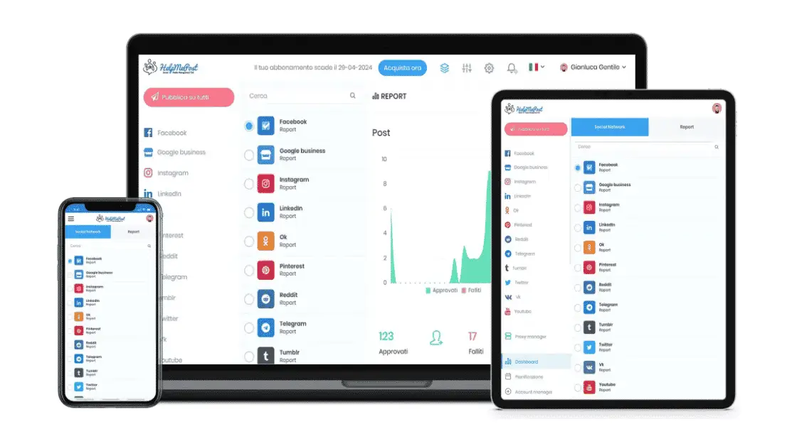 most famous social networks in Italy